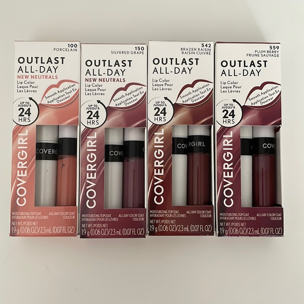 New. COVERGIRL Outlast All-Day Lip Color with topcoat